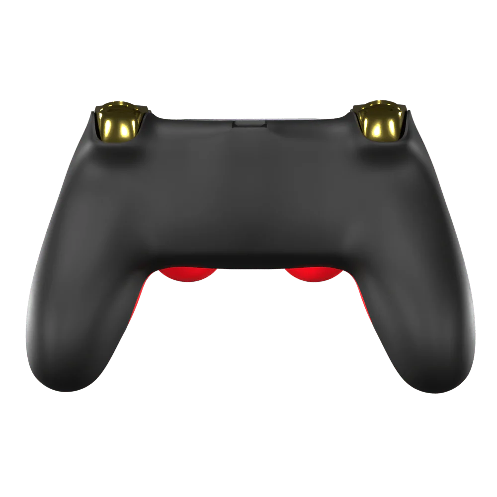 PS4 Custom Controller - Red Shadow Edition - Image 4