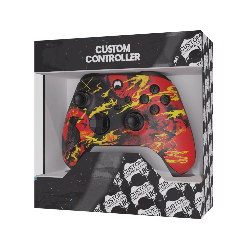 Xbox Series X Custom Controller - Red Raven Edition - Image 5
